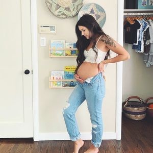 Pacsun white crop top
